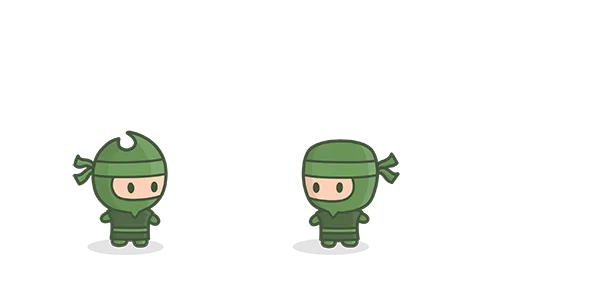 Example of ninjas who are of the Explorer Class (left) and Builder Class (right).
