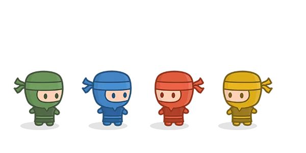 Example of ninjas who are of the Builder Class.