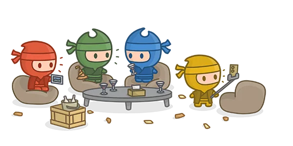 Depiction of Expressive Ninjas