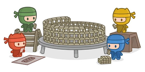 Depiction of Structured Ninjas